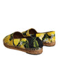 Dolce & Gabbana Multicolor Lemon Slip On Espadrilles Shoes