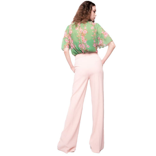 Pink Polyester Jeans & Pant - SEHABRANDS