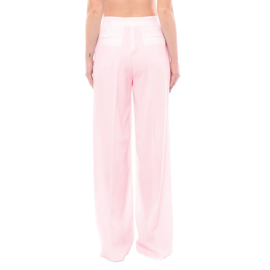 Pink Polyester Jeans & Pant - SEHABRANDS