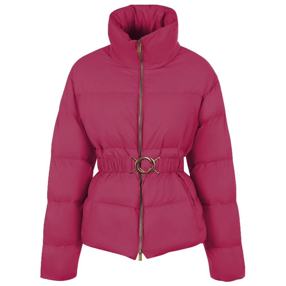 Fuchsia Nylon Jackets & Coat - SEHABRANDS