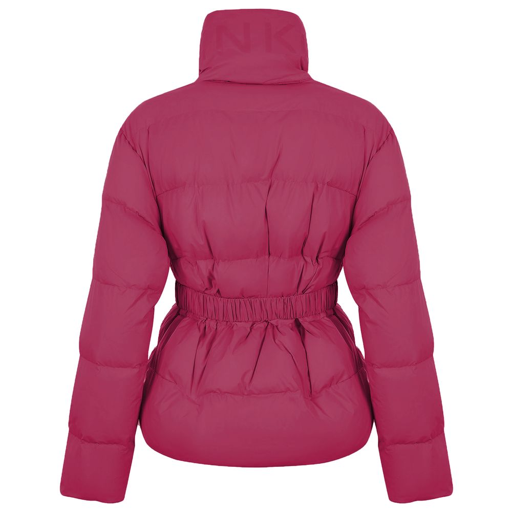 Fuchsia Nylon Jackets & Coat - SEHABRANDS