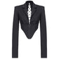 Black Viscose Suits & Blazer - SEHABRANDS