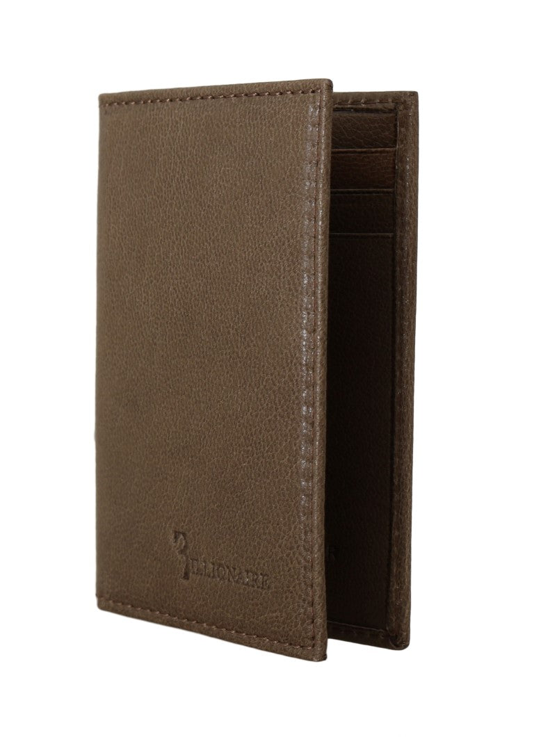 Elegant Leather Men's Wallet in Brown - SEHABRANDS