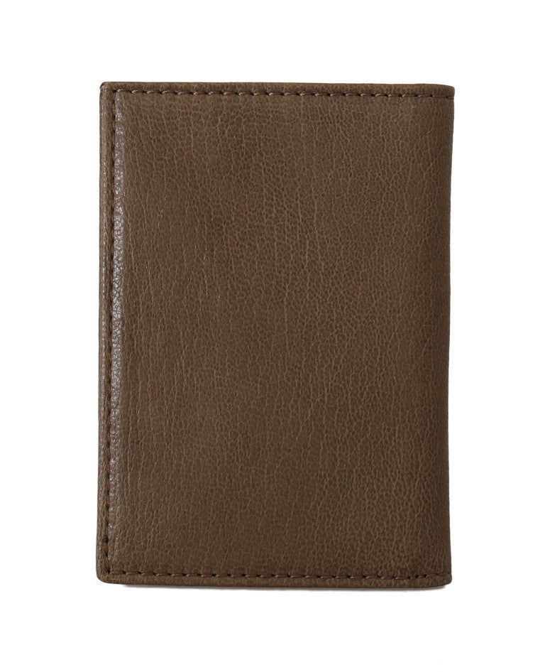 Elegant Leather Men's Wallet in Brown - SEHABRANDS