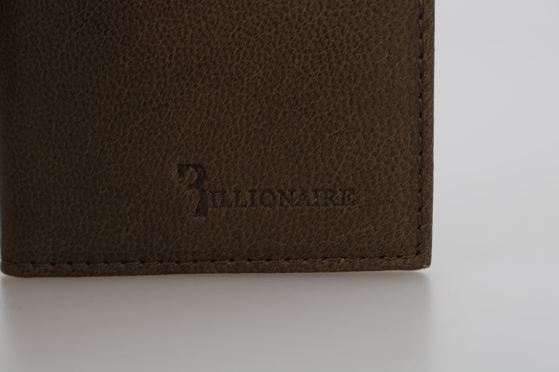 Elegant Leather Men's Wallet in Brown - SEHABRANDS