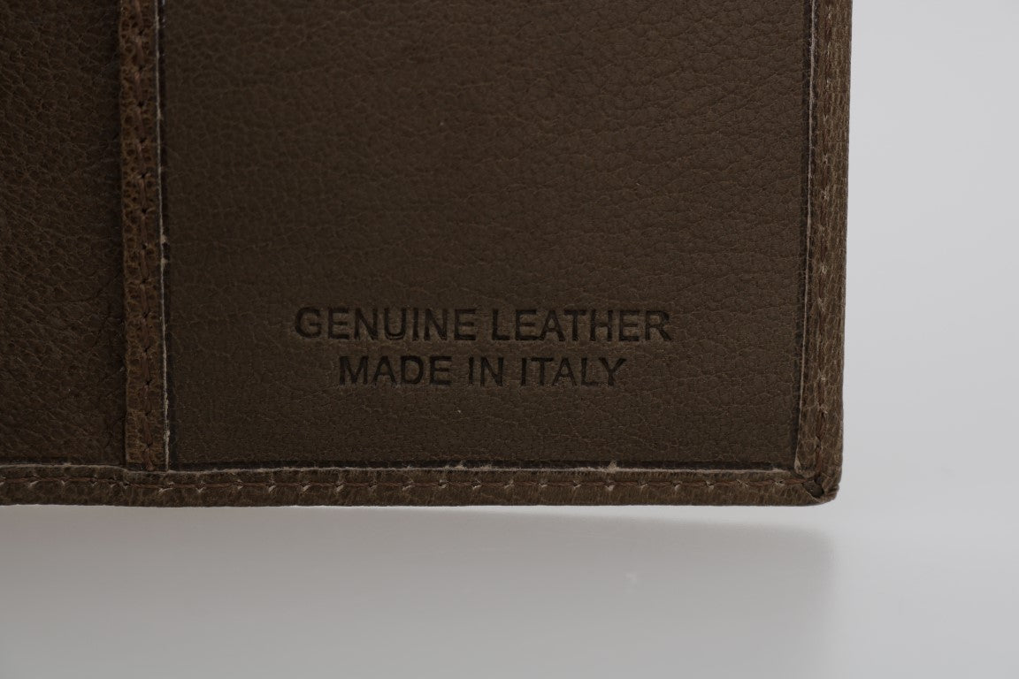 Elegant Leather Men's Wallet in Brown - SEHABRANDS