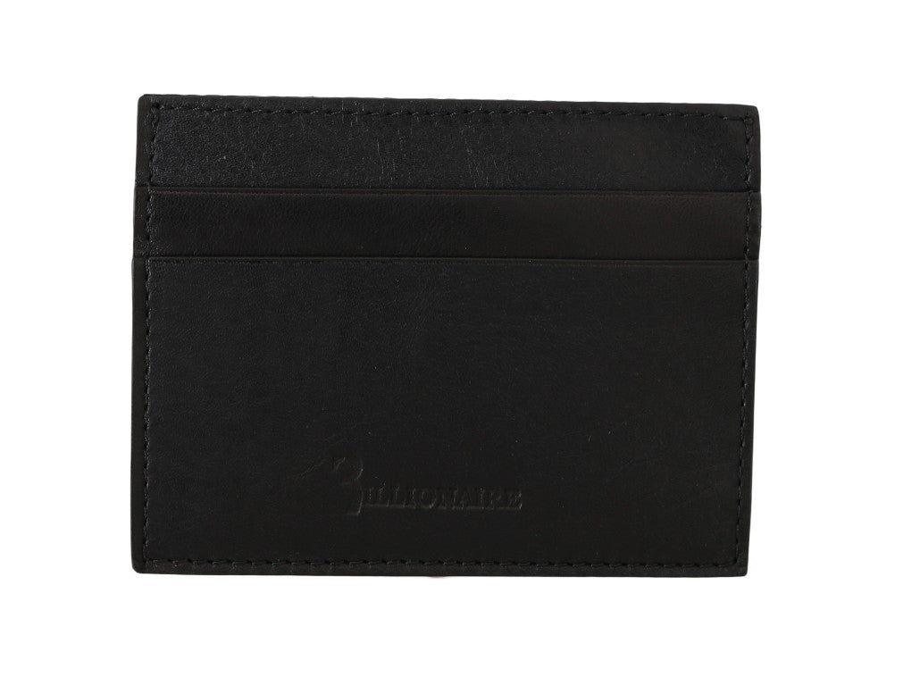 Exquisite Black Leather Men's Wallet - SEHABRANDS