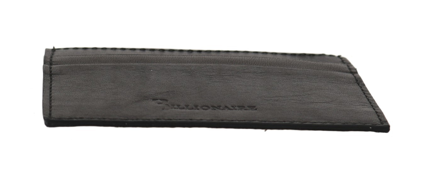 Exquisite Black Leather Men's Wallet - SEHABRANDS