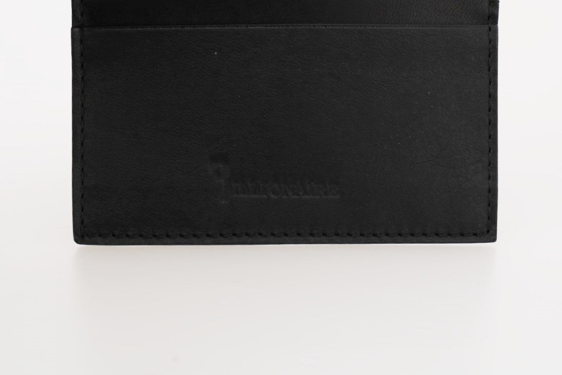 Exquisite Black Leather Men's Wallet - SEHABRANDS