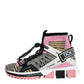 Dolce & Gabbana Multicolor Sorrento Socks Logo Sneakers Shoes