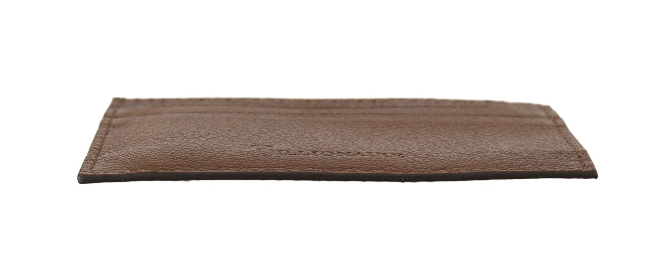 Elegant Leather Men's Wallet in Brown - SEHABRANDS