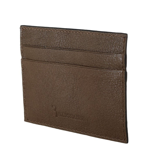 Elegant Turtledove Leather Men's Wallet - SEHABRANDS