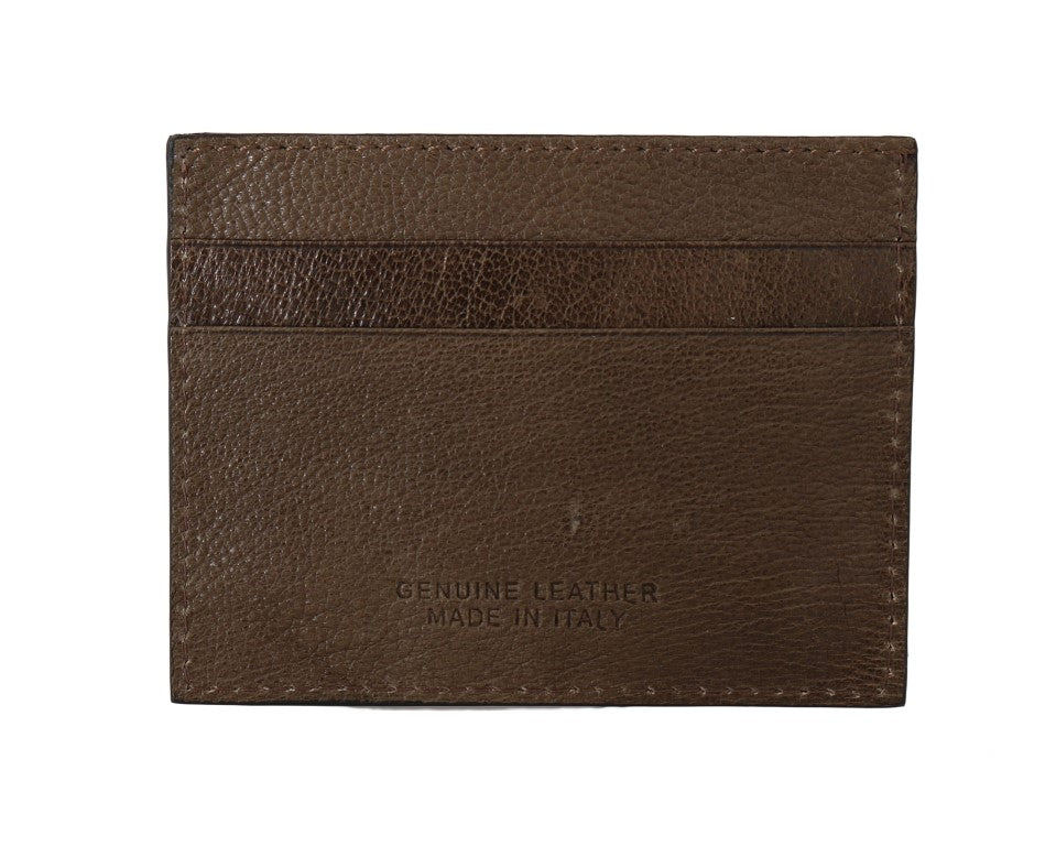 Elegant Turtledove Leather Men's Wallet - SEHABRANDS