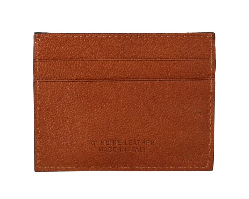 Elegant Men's Leather Wallet in Brown - SEHABRANDS