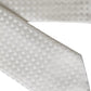 Dolce & Gabbana White Dotted Silk Classic Adjustable Men Tie