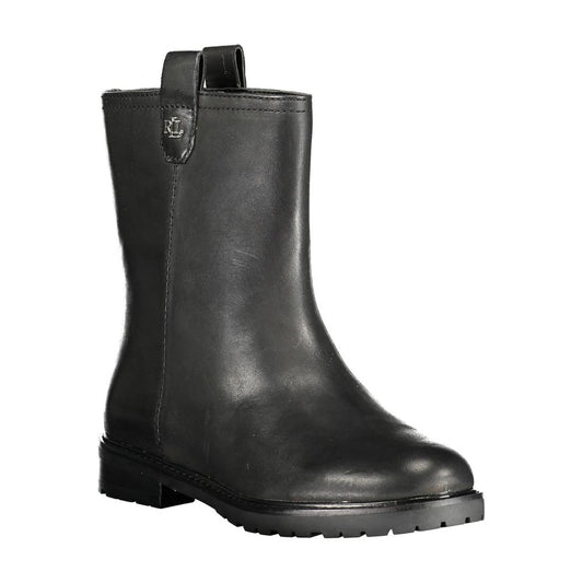 Black Polyester Boot - SEHABRANDS