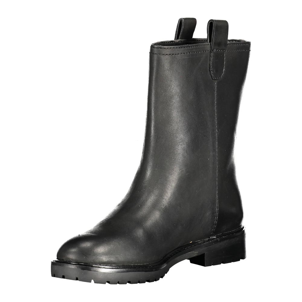 Black Polyester Boot - SEHABRANDS