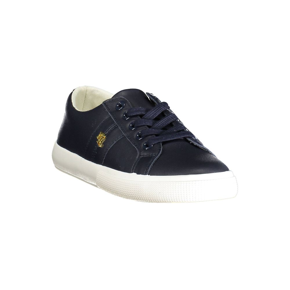 Blue Polyester Sneaker - SEHABRANDS