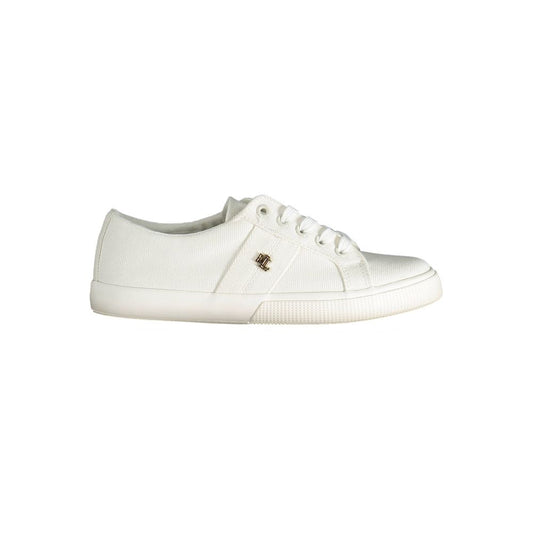 White Cotton Sneaker - SEHABRANDS