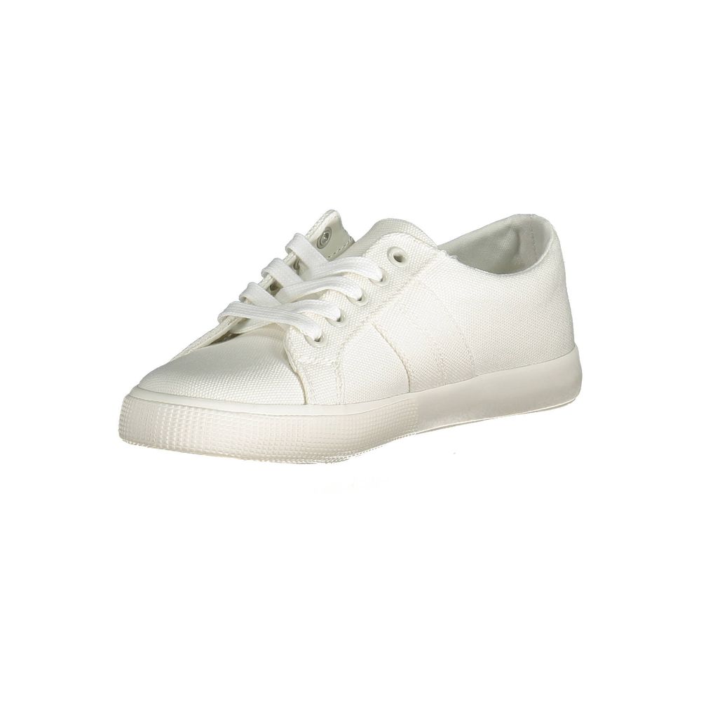 White Cotton Sneaker - SEHABRANDS