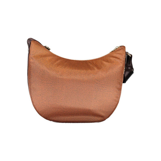 Brown Polyester Handbag - SEHABRANDS