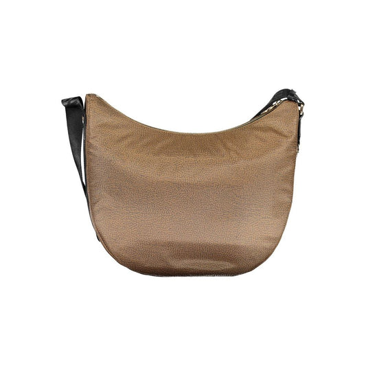 Brown Polyester Handbag - SEHABRANDS