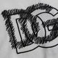 Dolce & Gabbana White Logo Round Neck Short Sleeves T-shirt