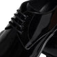 Dolce & Gabbana Black Patent Leather Derby Formal Dress Shoes