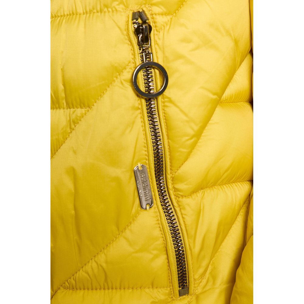 Yellow Polyester Women Jacket - SEHABRANDS