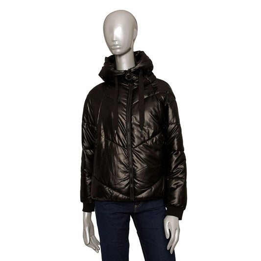 Black Polyester Women Jacket - SEHABRANDS