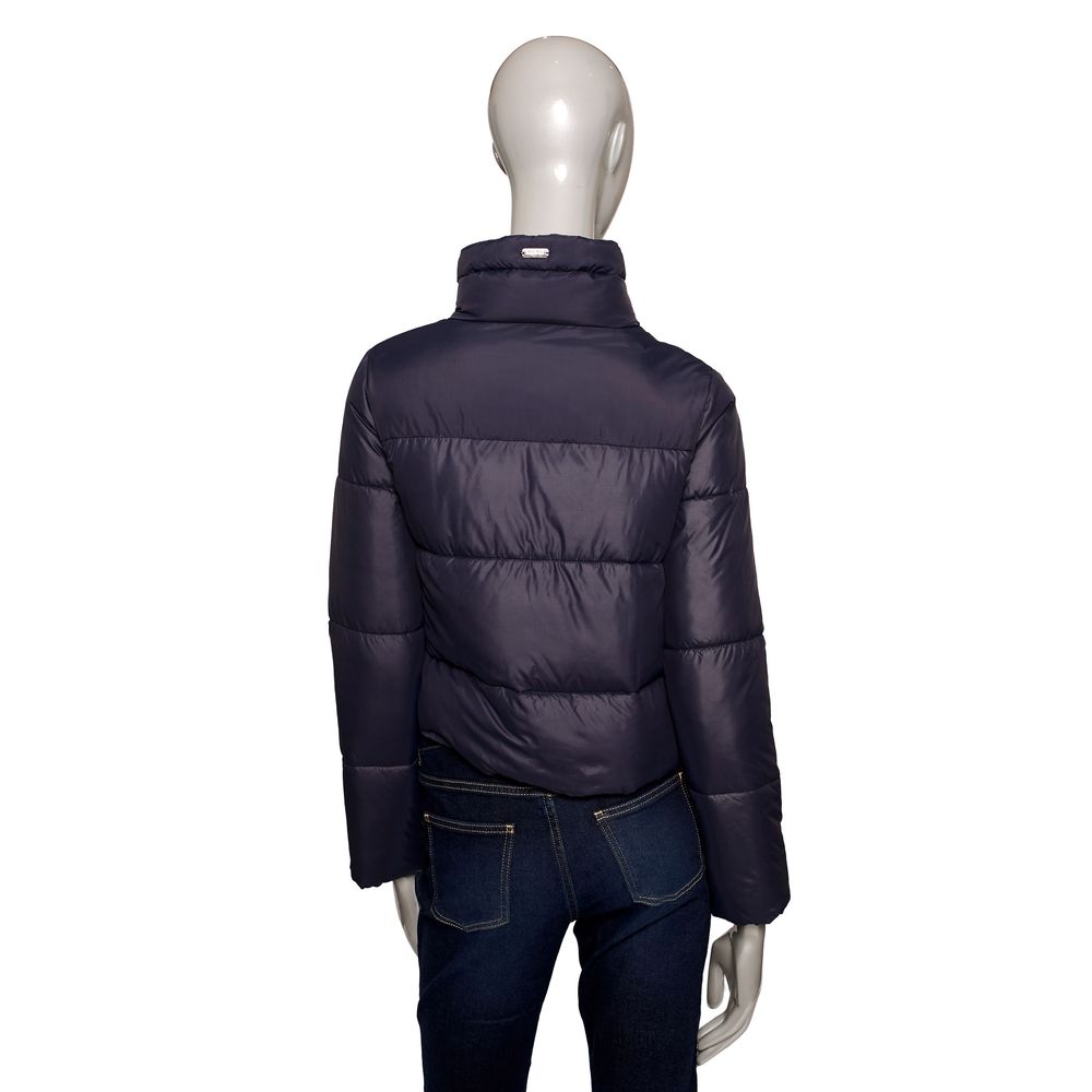 Blue Polyester Women Jacket - SEHABRANDS