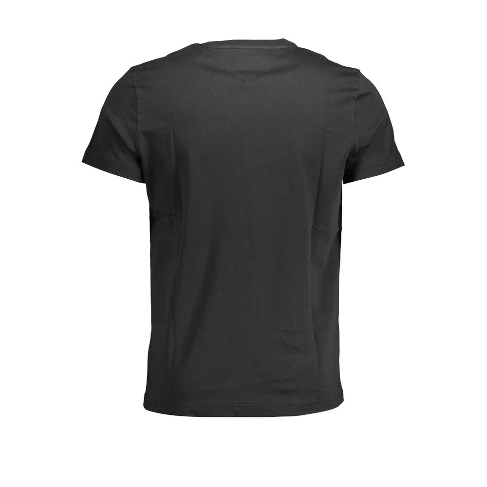 Black Cotton T-Shirt - SEHABRANDS