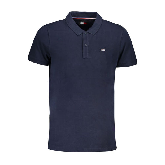 Tommy Hilfiger Blue Cotton Polo Shirt