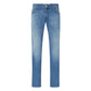 Light Blue Cotton Jeans & Pant - SEHABRANDS