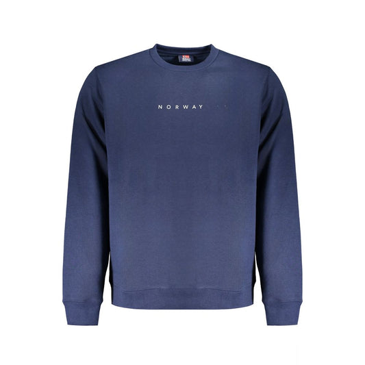 Norway 1963 Blue Cotton Men Sweater