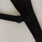 Dolce & Gabbana Black Silk Lace Balconcino Bra Underwear