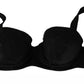 Dolce & Gabbana Black Silk Lace Balconcino Bra Underwear