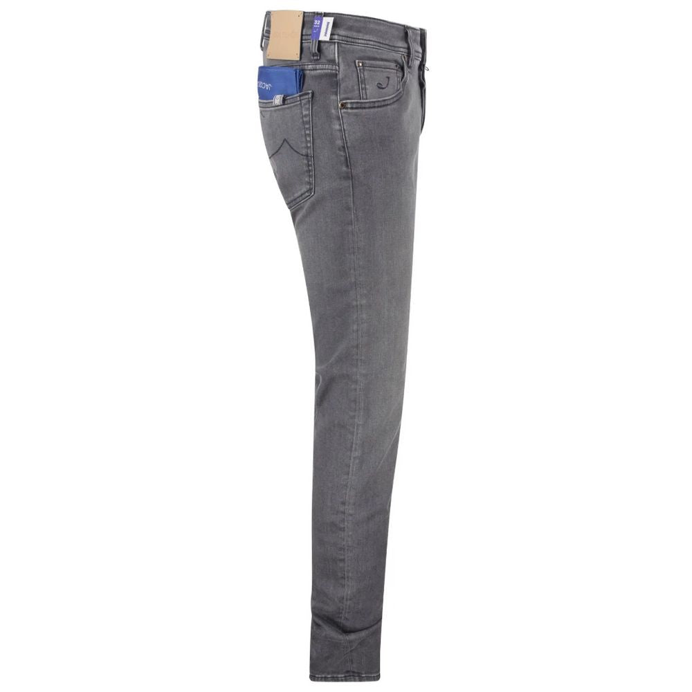 Gray Cotton Jeans & Pant - SEHABRANDS