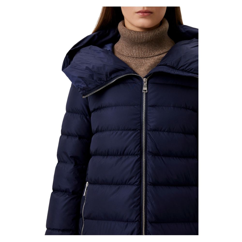 Add Blue Nylon Women Jacket