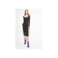 Black Viscose Dress - SEHABRANDS