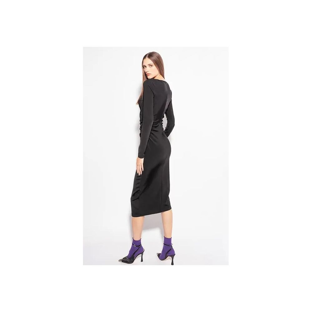 Black Viscose Dress - SEHABRANDS