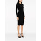 Black Viscose Dress - SEHABRANDS