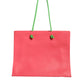 Pink Leather Weekend Wednesday Shopping Tote Bag - SEHABRANDS