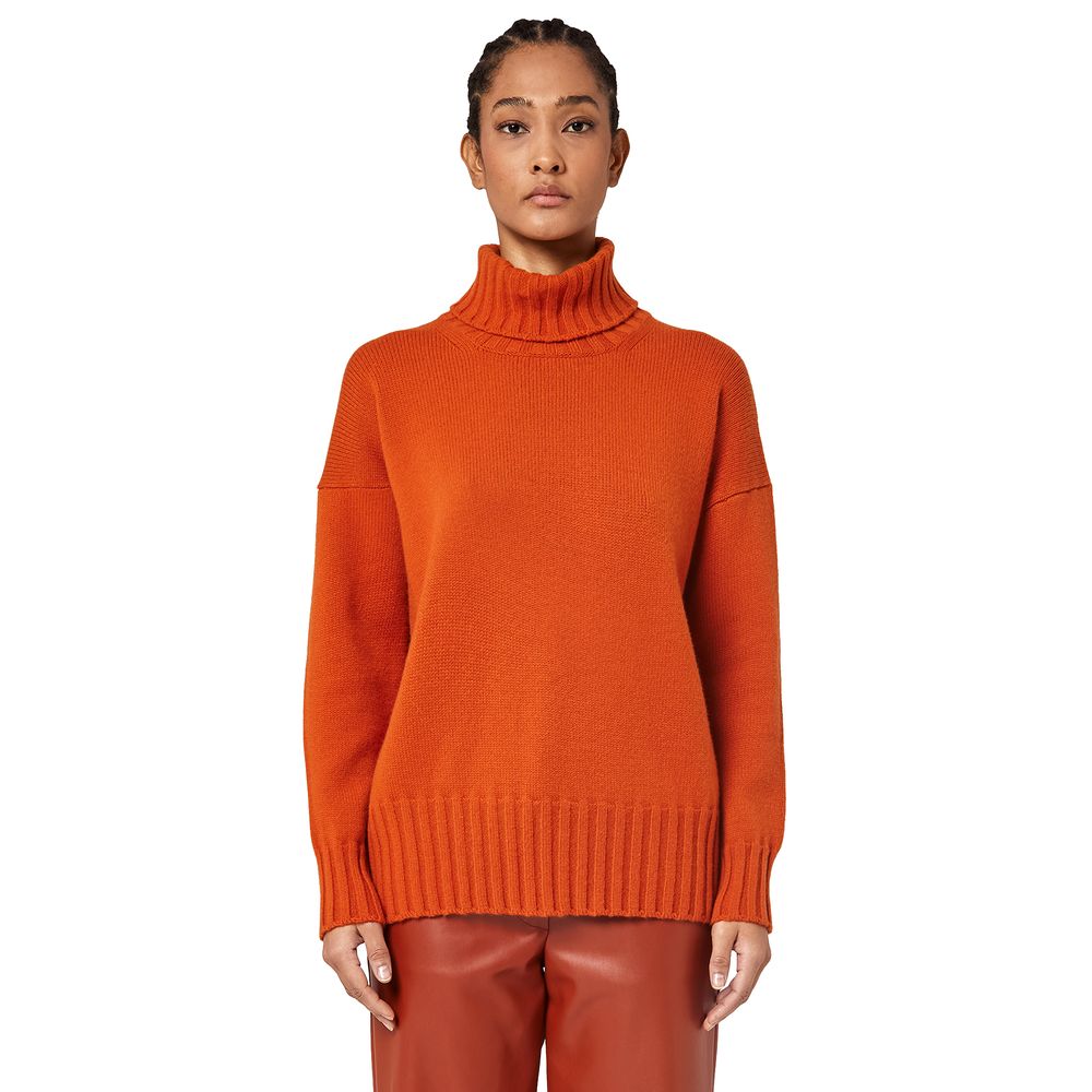 Alpha Studio Orange Cashmere Sweater