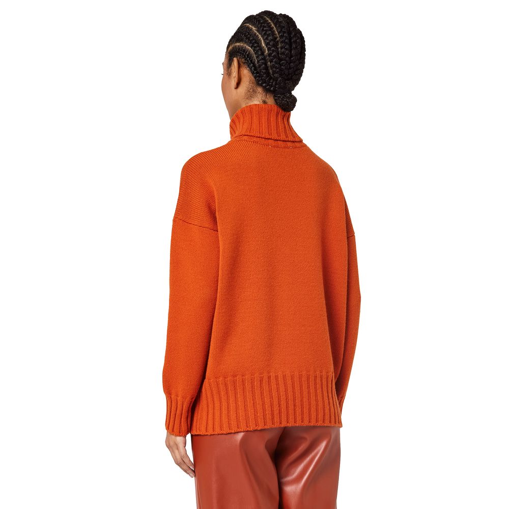 Alpha Studio Orange Cashmere Sweater