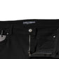 Dolce & Gabbana Black Cotton Stretch Skinny Denim Jeans