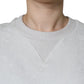 Dolce & Gabbana White Nylon Stretch Crew Neck Pullover Sweater