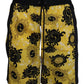 Yellow Black Printed Nylon Beachwear Shorts Swimwear - SEHABRANDS