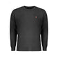 Norway 1963 Black Wool Men Sweater