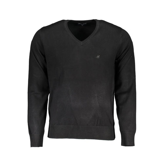 U.S. Grand Polo Black Nylon Sweater